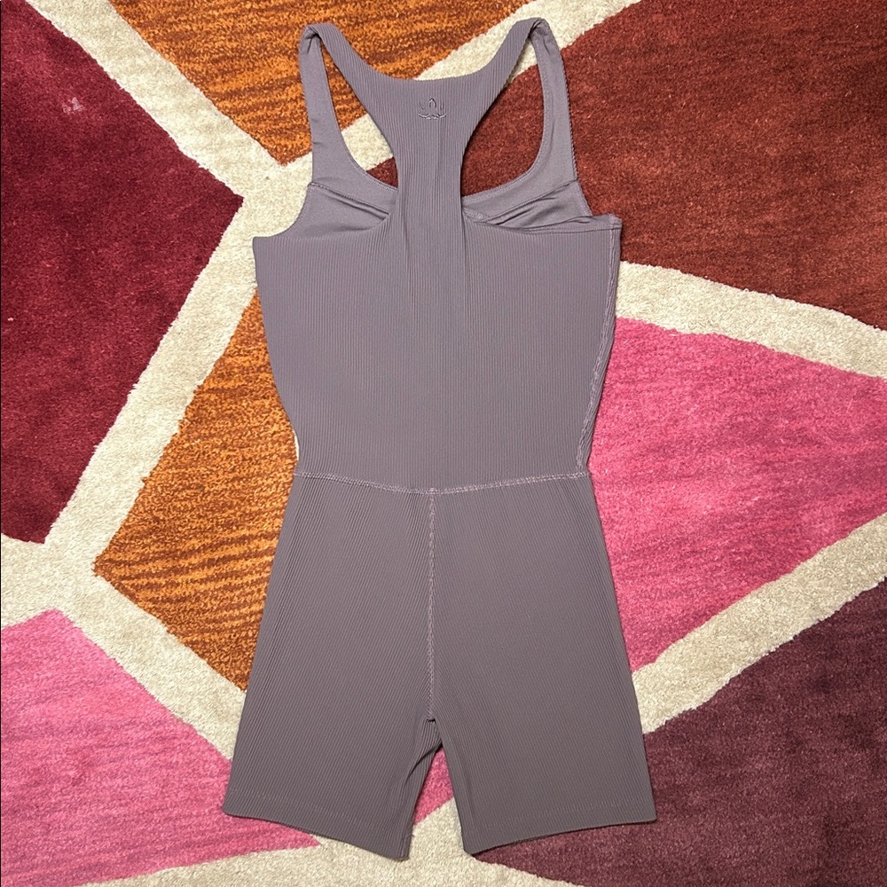Beyond Yoga Routine Ribbed Biker Jumpsuit Size XS - Picture 2 of 10
